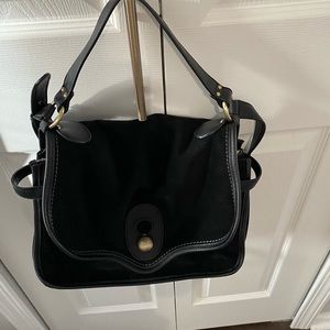 Nanette Lepore black suede vintage bag